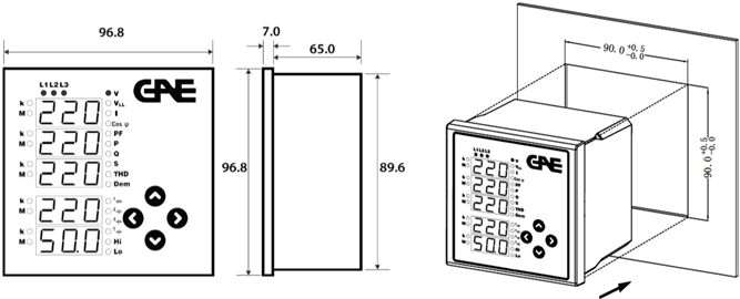 GAE EMG 10 Digital Power Meter