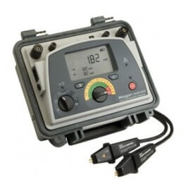 DLRO10HD 10 A micro-ohmmeter with dual power diagnostics