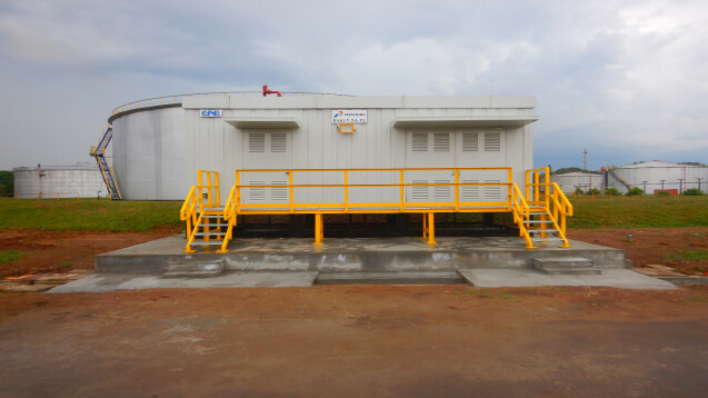 Prefabricated ELECTRICAL HOUSE for oil tank facility in South Sumatra